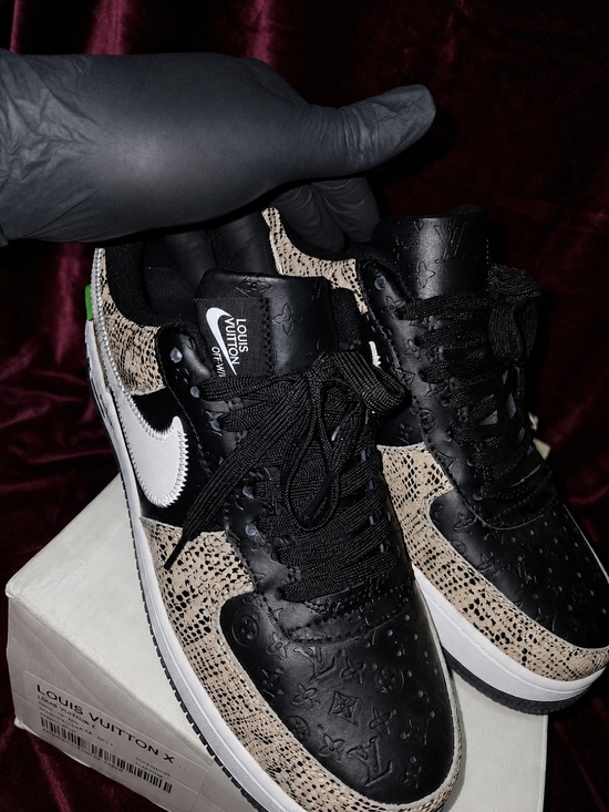 Louis Vuitton Other - ●Nike, Custom -AIR-FORCE-1'S●LOUIS VUITTION -OFF WHITE Low-Top Sneakers CUSTOMS.